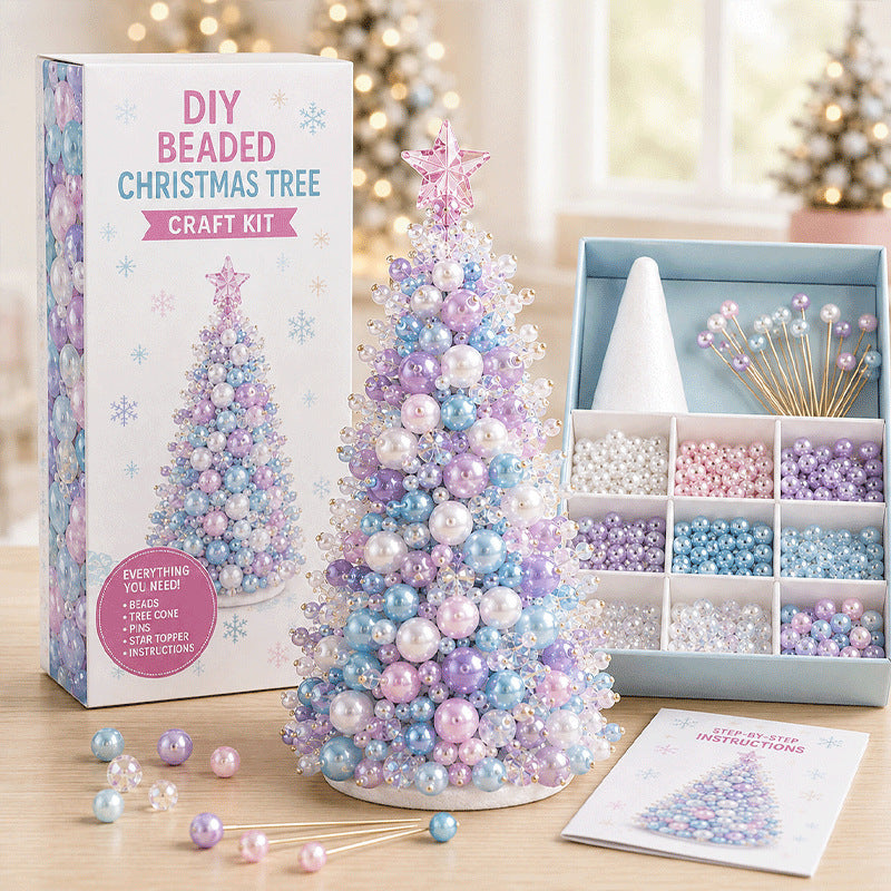 DIY Beaded Holiday Craft Kit – Christmas & Halloween Designs