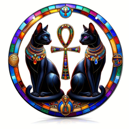 Animal Series Colorful Stained Glass Style Hanging Ornaments for Home