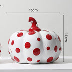 Polka Dot Pumpkin Decor - Vibrant Home Accent for Living Room & Study