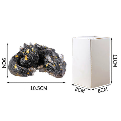 Natural Crystal Gravel Glue Flying Dragon Ornaments